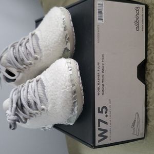 NIB Allbirds wool dashers fluff nat white 7.5